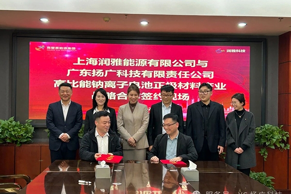10億元！年產6萬噸！這一鈉離子電池正極材料項目簽約