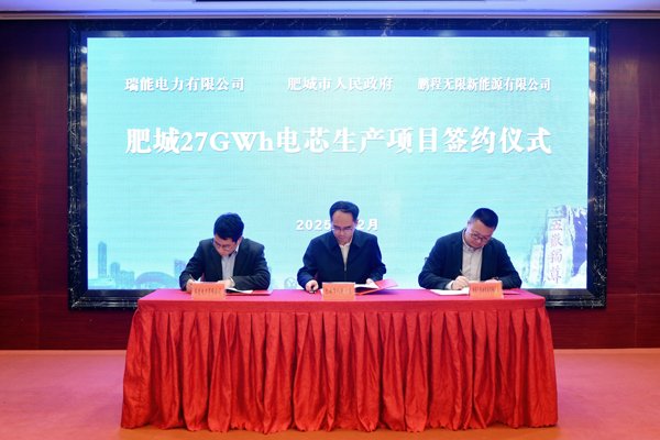 55億元!山東肥城27GWh電芯生產項目簽約