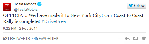 歷時3天：Tesla Model S車隊順利完成“橫穿美國”越野拉力賽