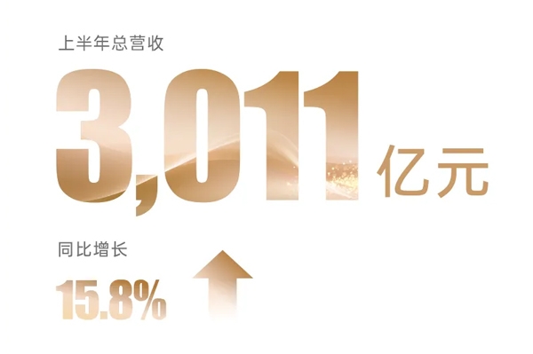 比亞迪發(fā)布半年報(bào):營收超3011億 研發(fā)投入近202億