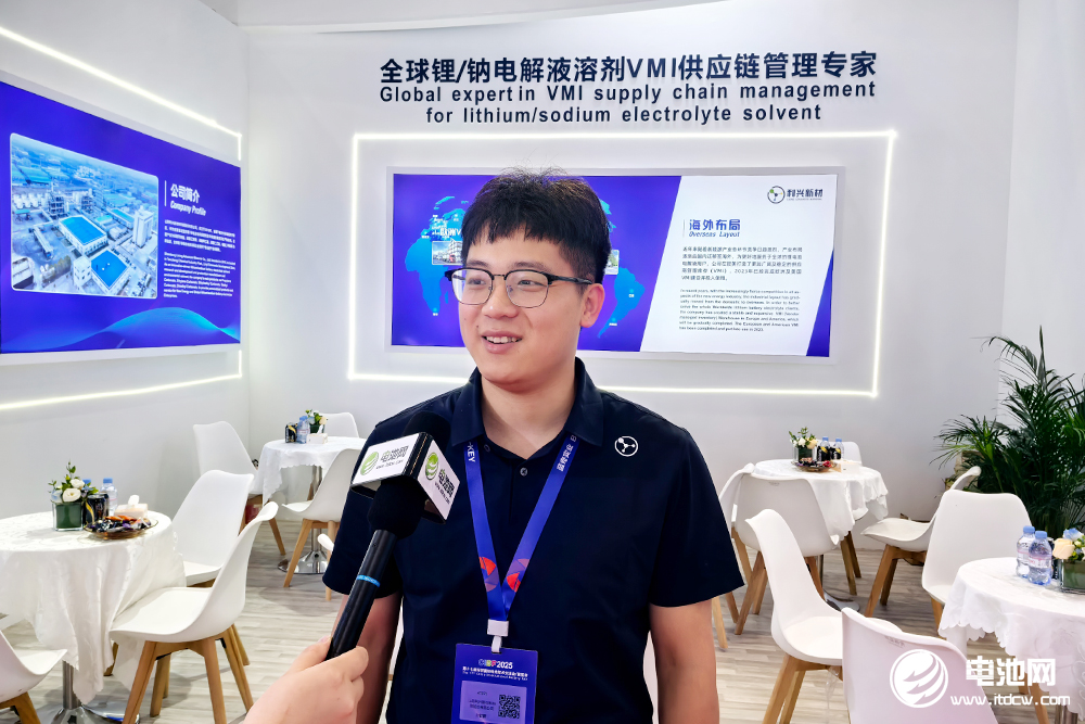 利興新材市場負責人孫欽鵬