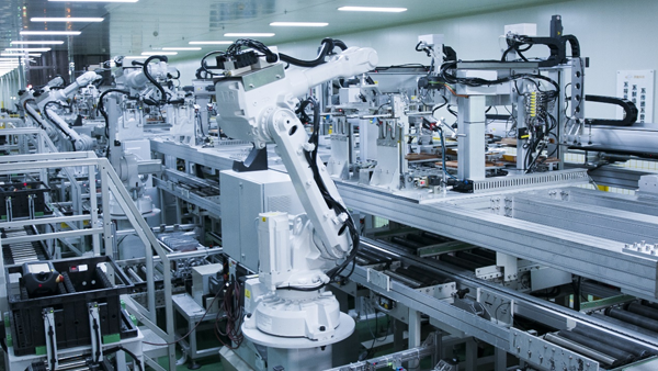 圖：孚能科技的軟包生產線