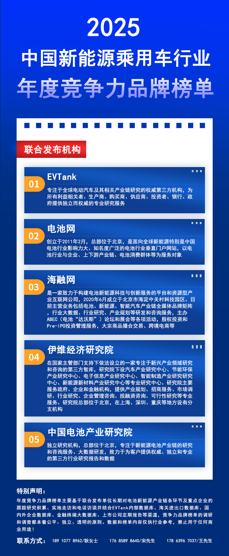 榜單聯合發布機構