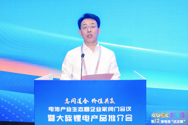 中關村新型電池技術創新聯盟理事長、電池“達沃斯”執行主席于清教