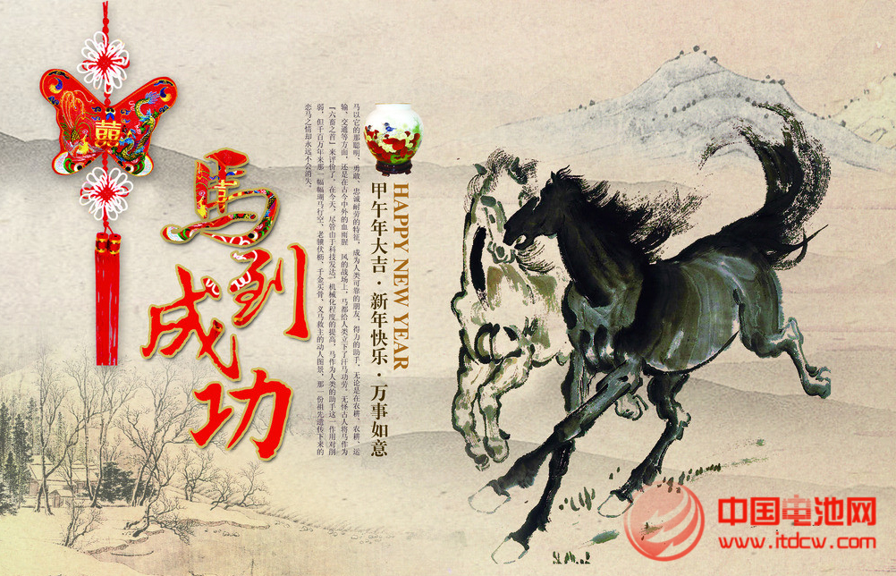 中國電池網(wǎng) 馬年祝福