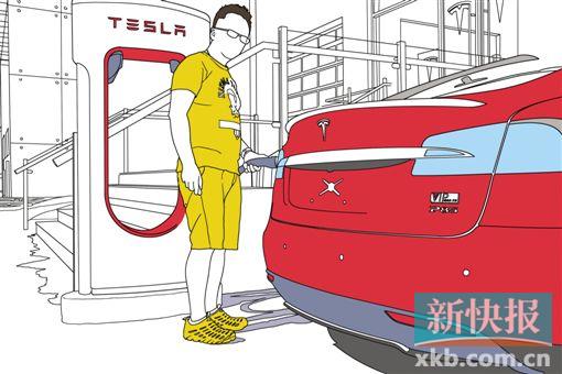 王炳泉：特斯拉自帶3G網(wǎng)絡 可用手機遠程控制汽車