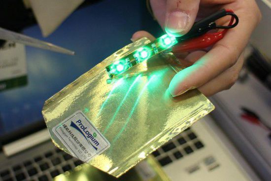 臺灣輝能科技量產可撓式鋰電池  電池厚度僅0.38公厘