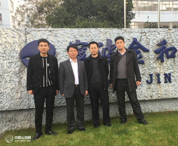 中國電池網CEO于清教調研寧波金和 中國電池網CEO于清教調研寧波金和