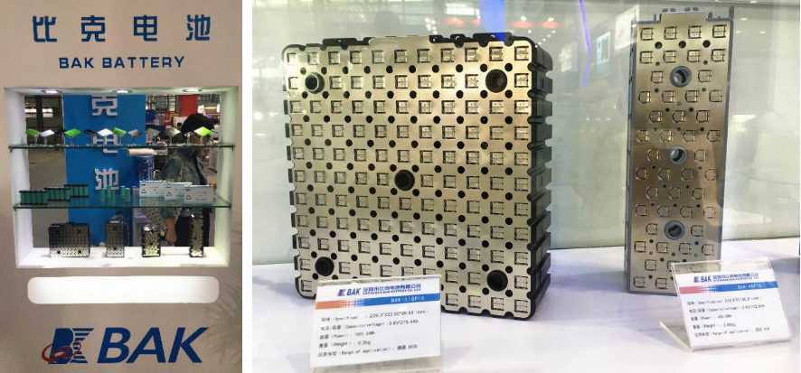 深圳比克3C數碼單體電芯和動力電池模組展品 深圳比克3C數碼單體電芯和動力電池模組展品