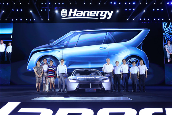 漢能發布太陽能汽車 從實驗室到馬路尚有距離