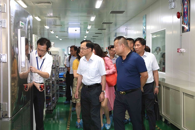 廣西來賓市市長雷應敏一行蒞臨銀隆新能源