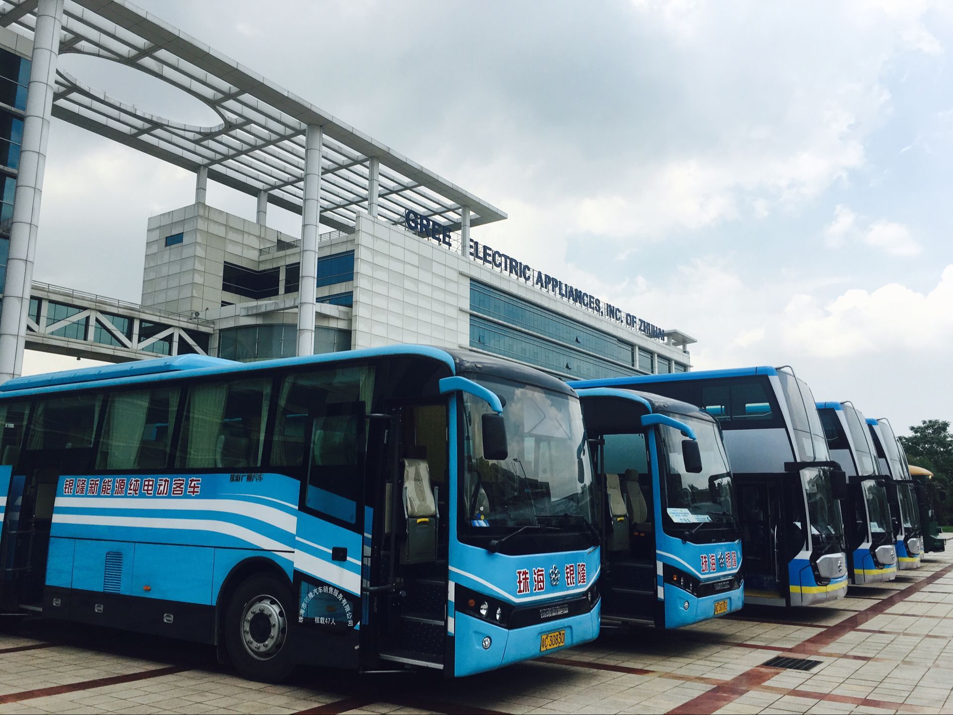 珠海銀隆生產的新能源客車