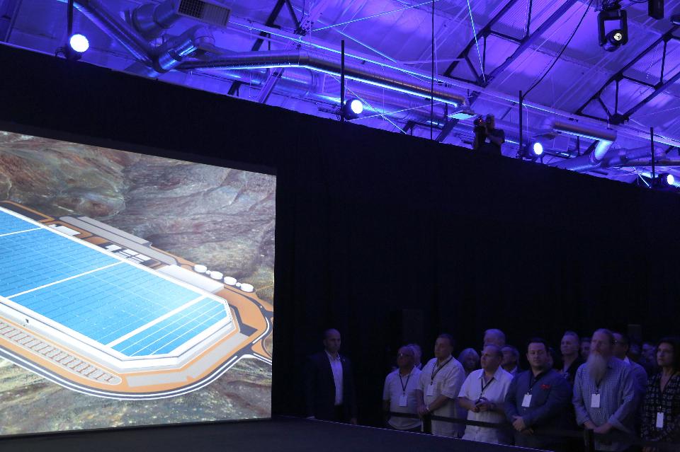 特斯拉超級電池工廠規劃圖