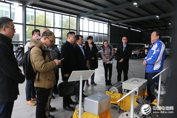 中國鋰電新能源產業鏈調研團一行參觀嘉遠