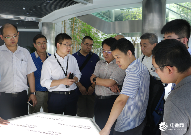 中國鋰電新能源產業鏈調研團一行參觀微宏動力