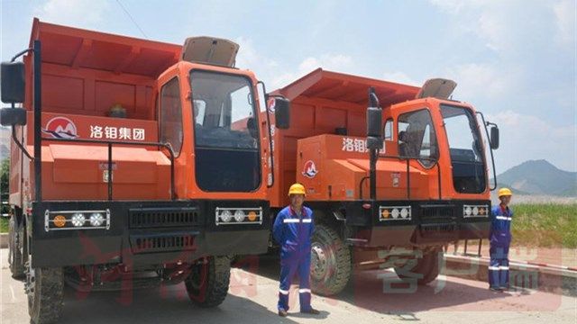 全球首輛“綠色+智能”礦用卡車正式亮相洛鉬