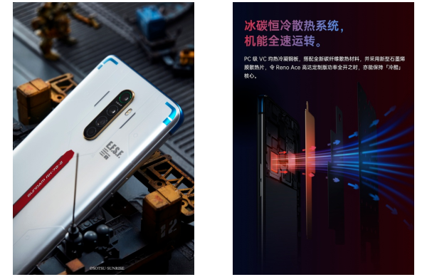 深瑞墨烯新型石墨烯導熱膜助力OPPO實現立體散熱