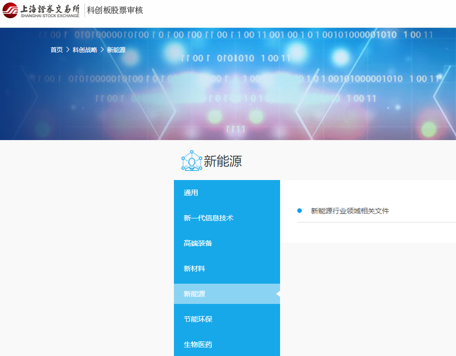 上交所發(fā)布《新能源行業(yè)領(lǐng)域相關(guān)文件》 上交所發(fā)布《新能源行業(yè)領(lǐng)域相關(guān)文件》