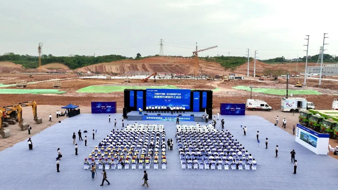 邦普時(shí)代項(xiàng)目開(kāi)工 圖片來(lái)源:宜昌發(fā)布 邦普時(shí)代項(xiàng)目開(kāi)工 圖片來(lái)源:宜昌發(fā)布