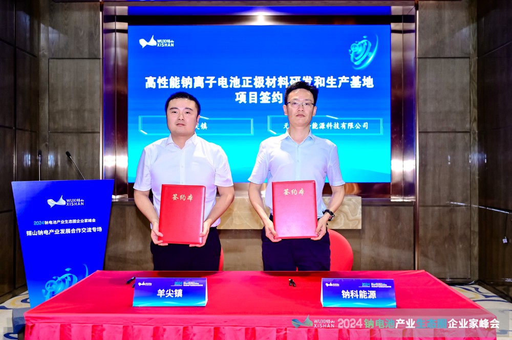2024鈉電產(chǎn)業(yè)發(fā)展合作交流專場會議在無錫錫山成功召開