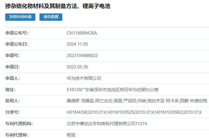 摻雜硫化物材料及其制備方法、鋰離子電池