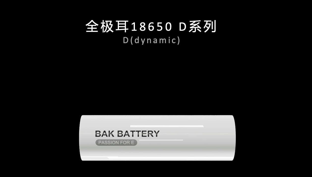 比克電池全極耳18650 D系列產品